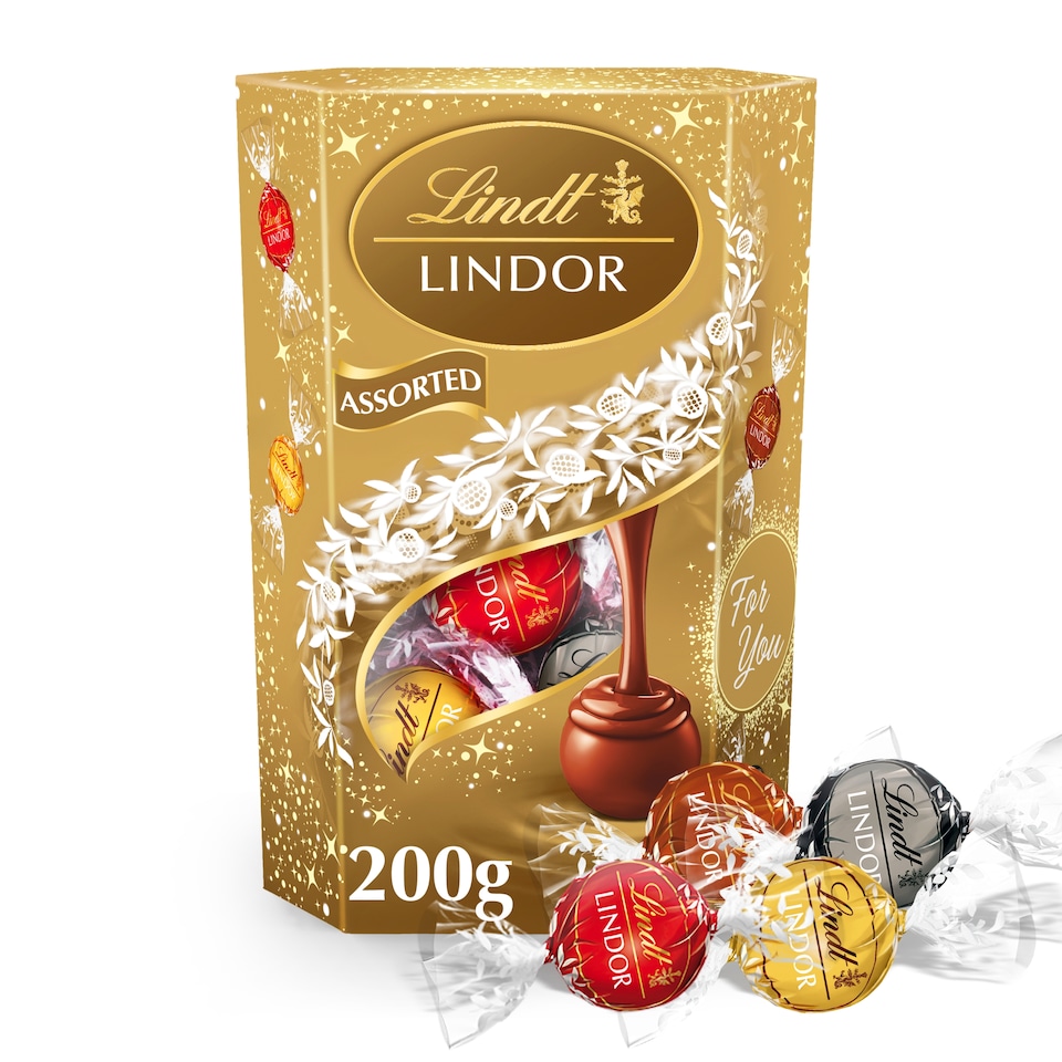 image 1 of Lindt Lindor Assorted Chocolate Truffles 200G
