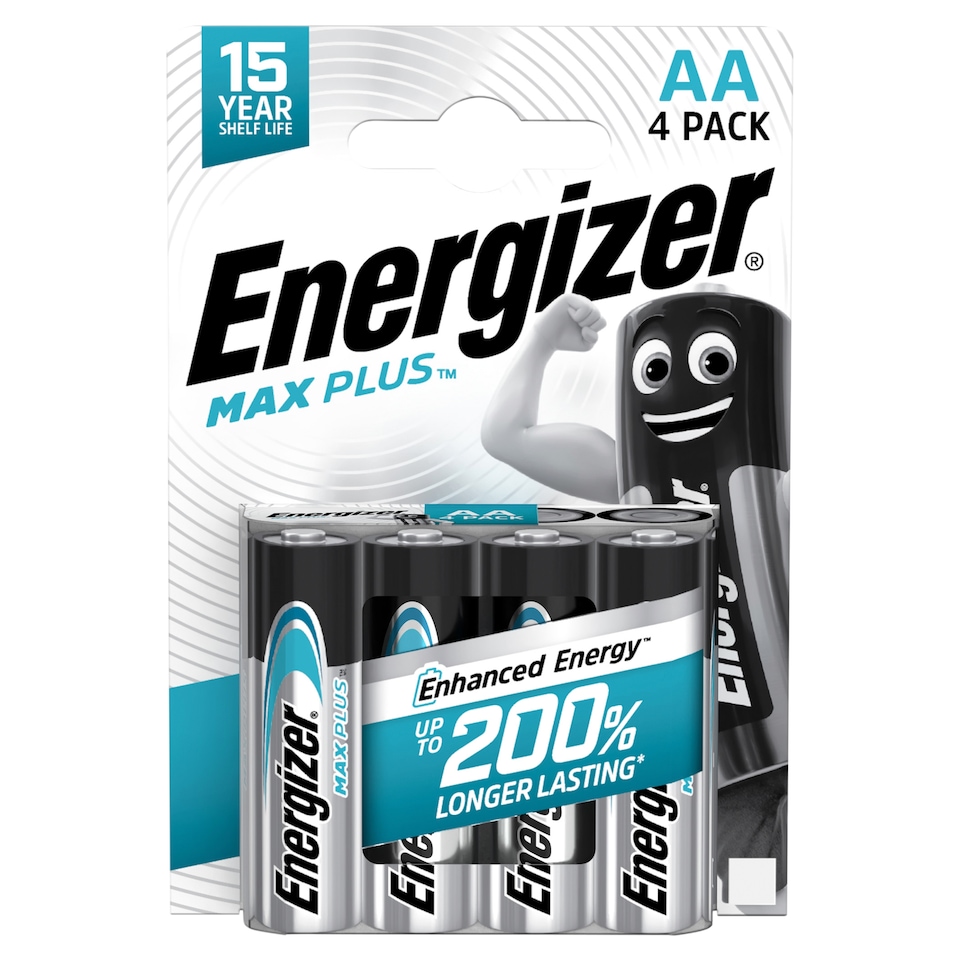 Energizer Max Plus AA 4Pk