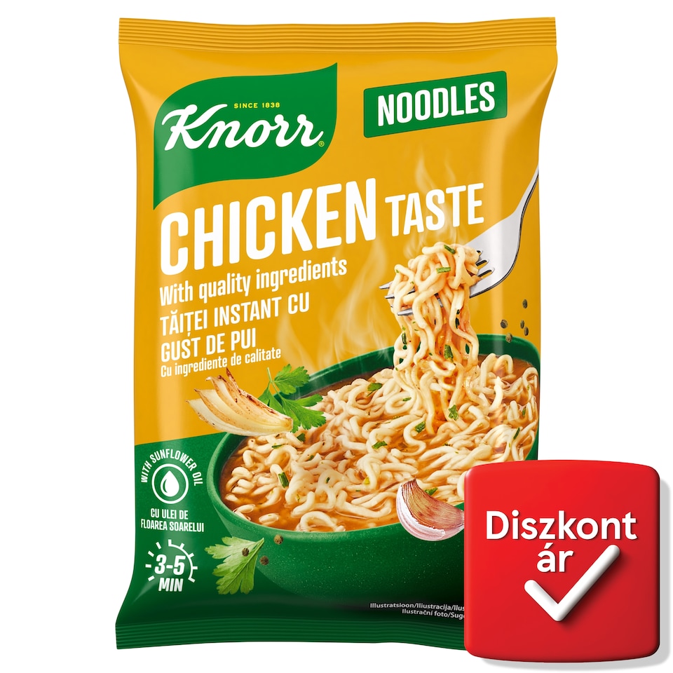 Knorr instant tésztás leves pikáns csirke ízesítéssel 61 g