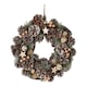 image 2 of Bayswood Gilver Wooden Wreath Christmas Decoration