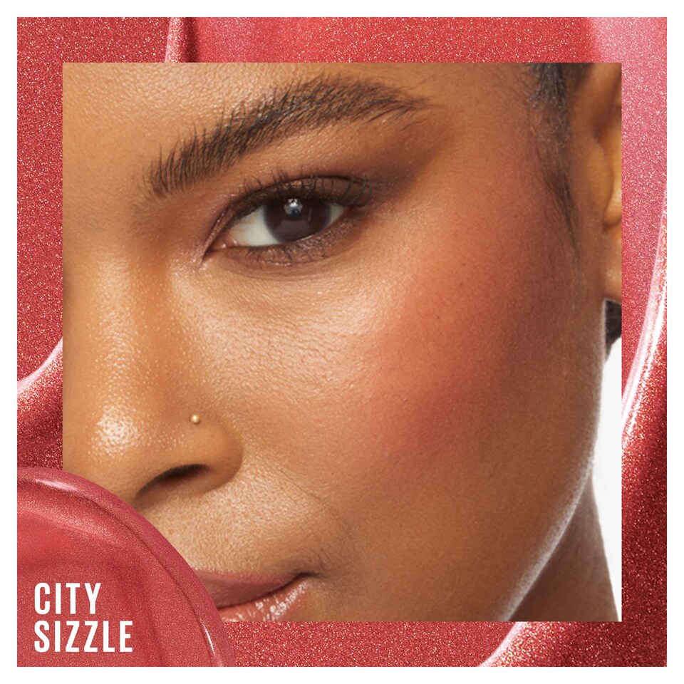 image 1 of Maybelline Sunkisser Liquid Blush - City Sizzle 4.7ml