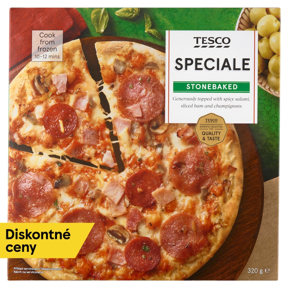 Tesco Stonebaked Pizza Speciale 320 g