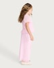 image 3 of F&F Girls 2-Piece Frill Trim Top and Trousers Set in Pink