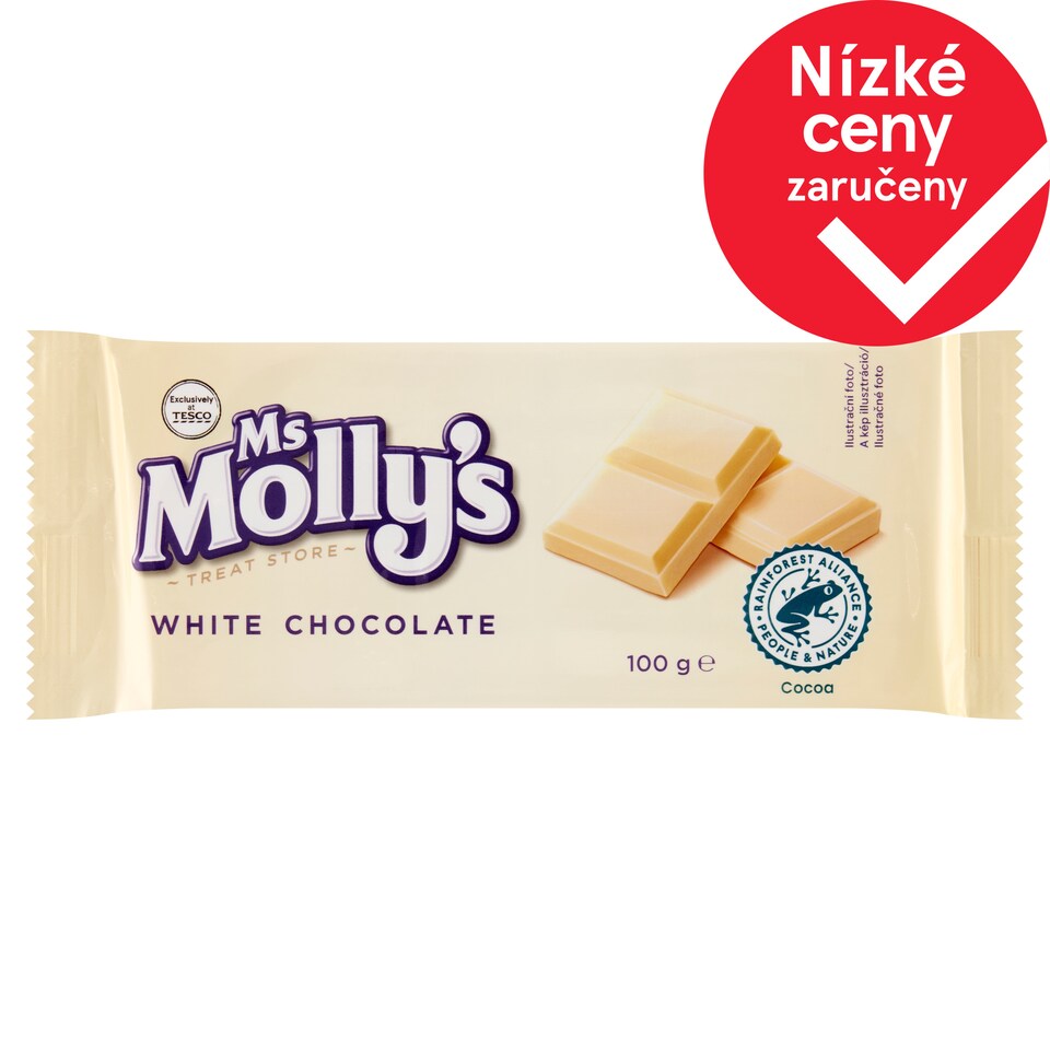 Ms Molly's Bílá čokoláda 100g