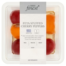 Tesco Finest Feta Stuffed Cherry Peppers 130G
