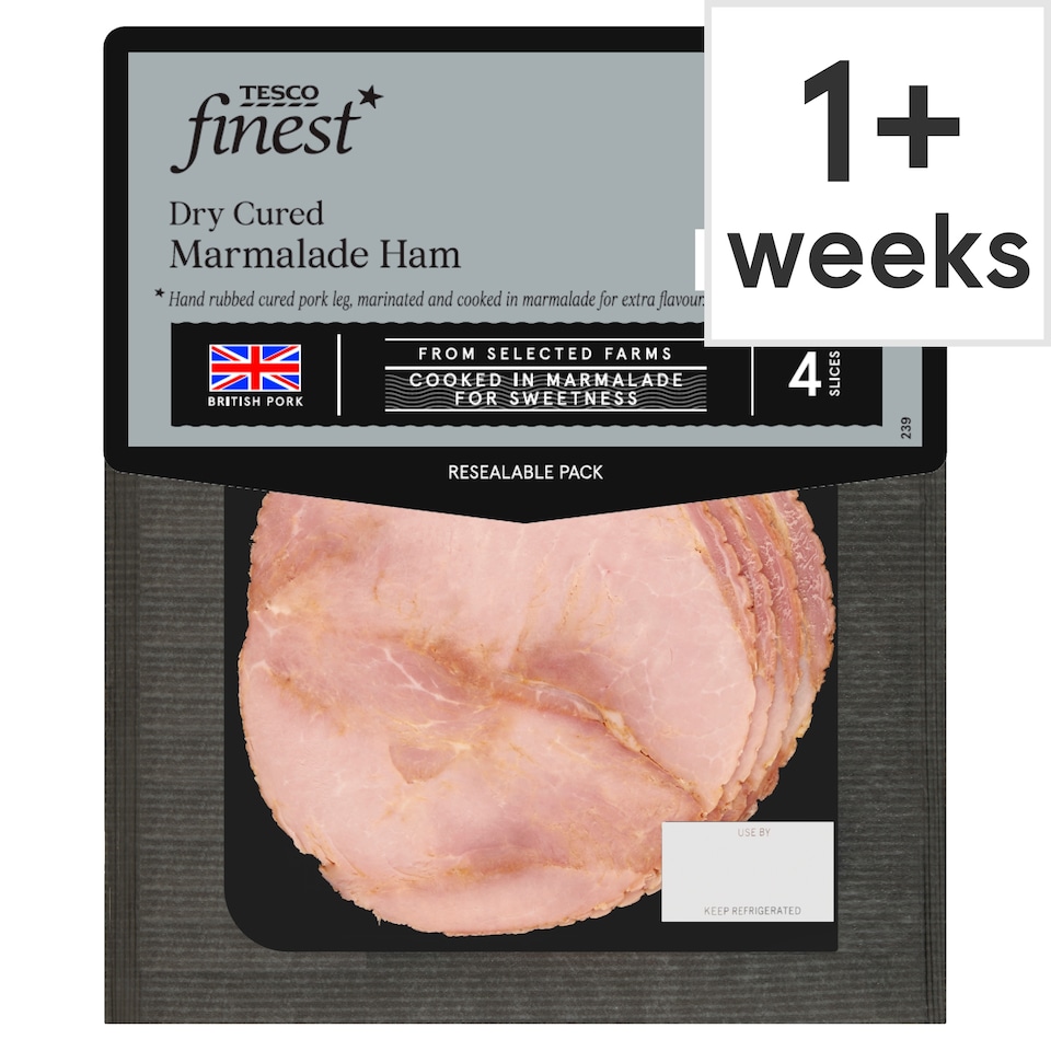 Tesco Finest Dry Cured Marmalade Ham 120g