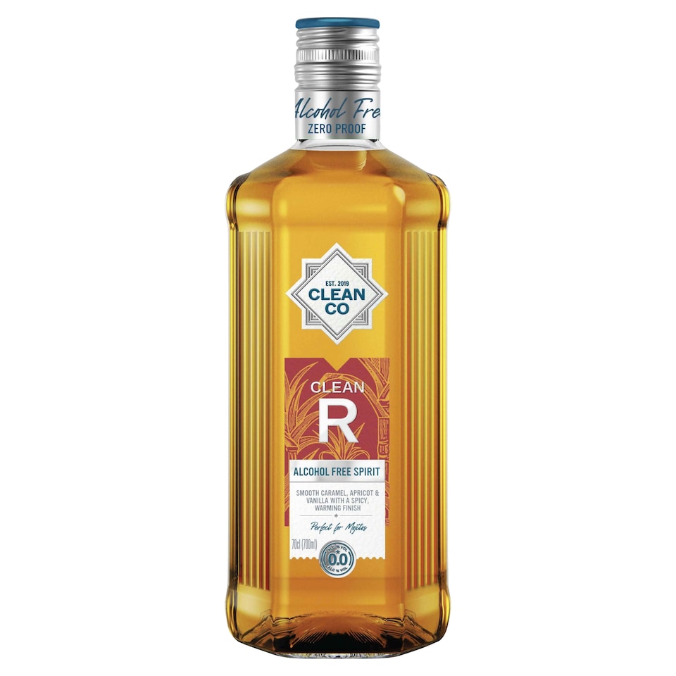image 1 of Clean Co Non-Alcoholic Golden Spiced Spirit 70cl