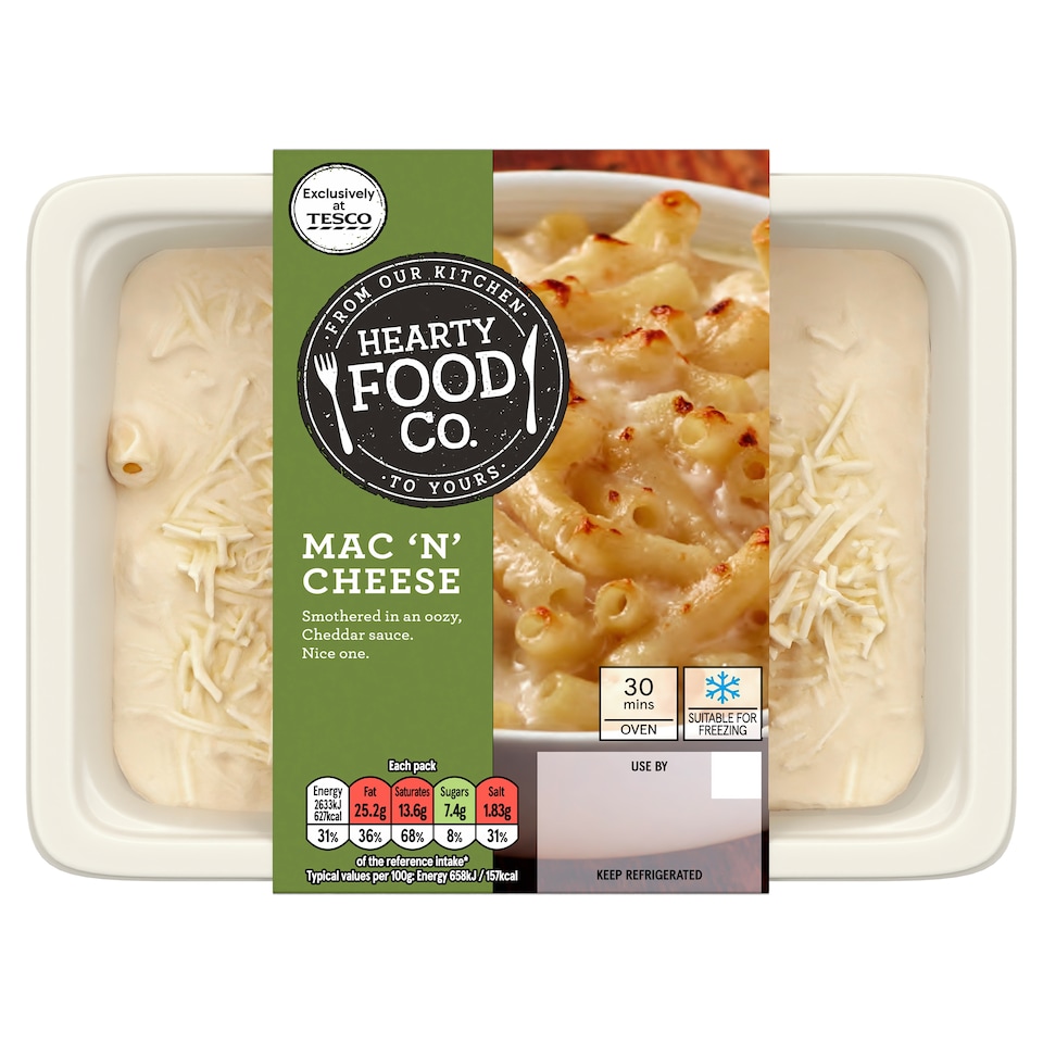 Hearty Food Company Mac 'N' Cheese 400G