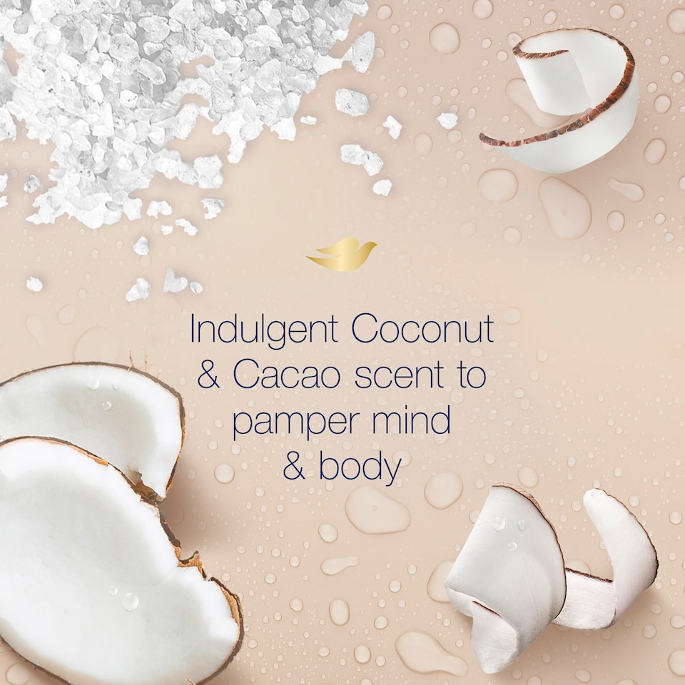 image 1 of Dove Restoring Care Coconut Cacao Bath Salts 900G