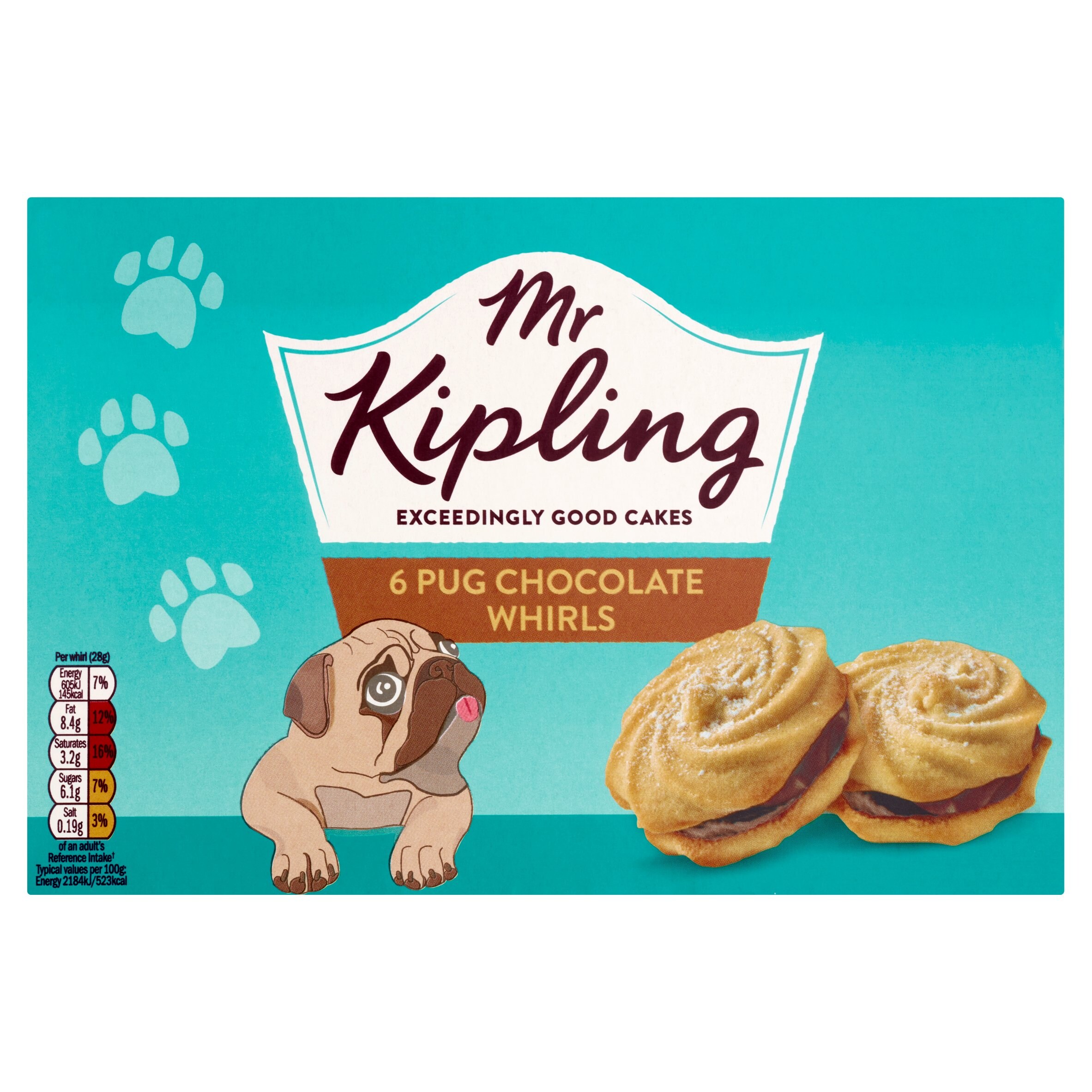 mr kipling pug cakes