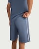 image 2 of F&F Side Stripe Zip Pocket Shorts in Blue