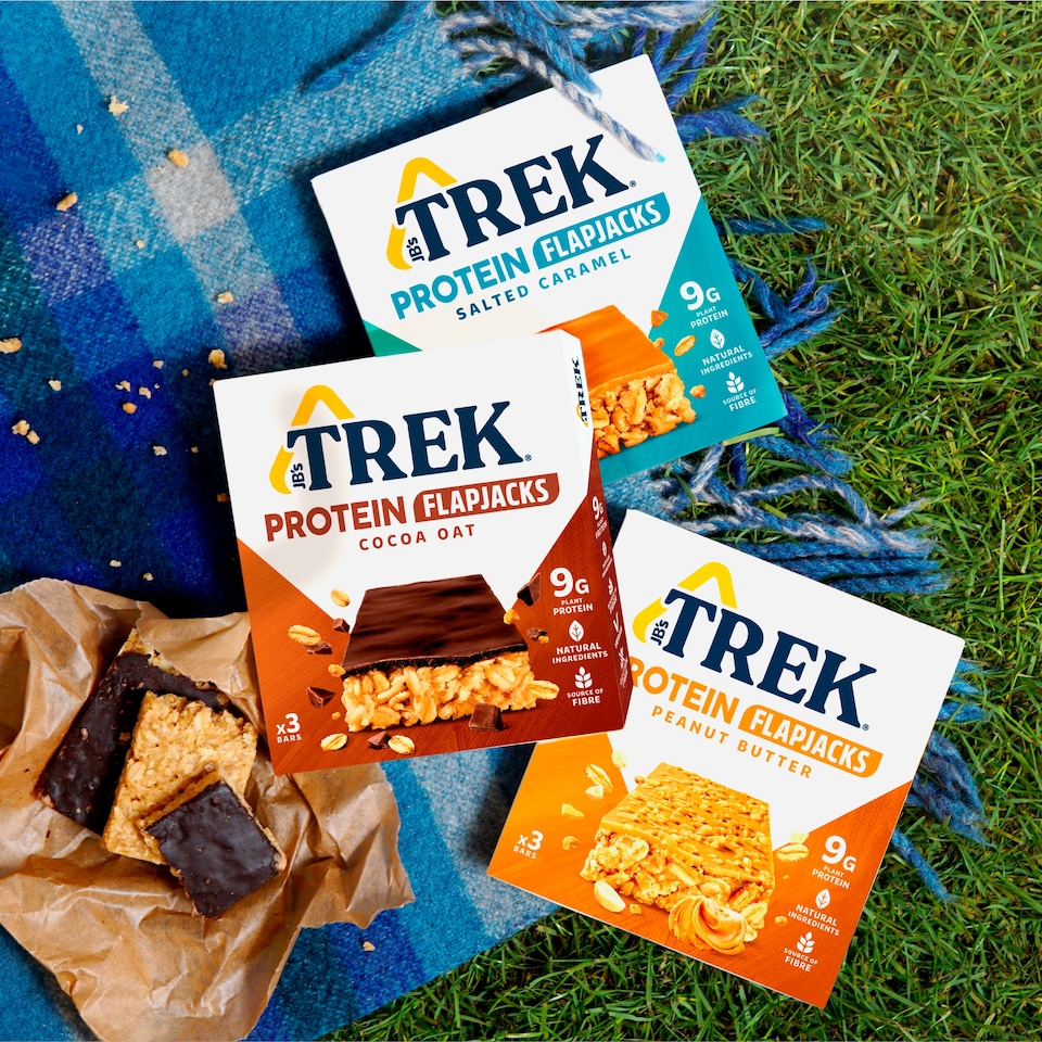 image 1 of TREK Protein Flapjacks - Smooth Lemon 3 Pack 50g