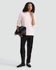image 1 of F&F Seam Detail Long Sleeved Jumper in Pink