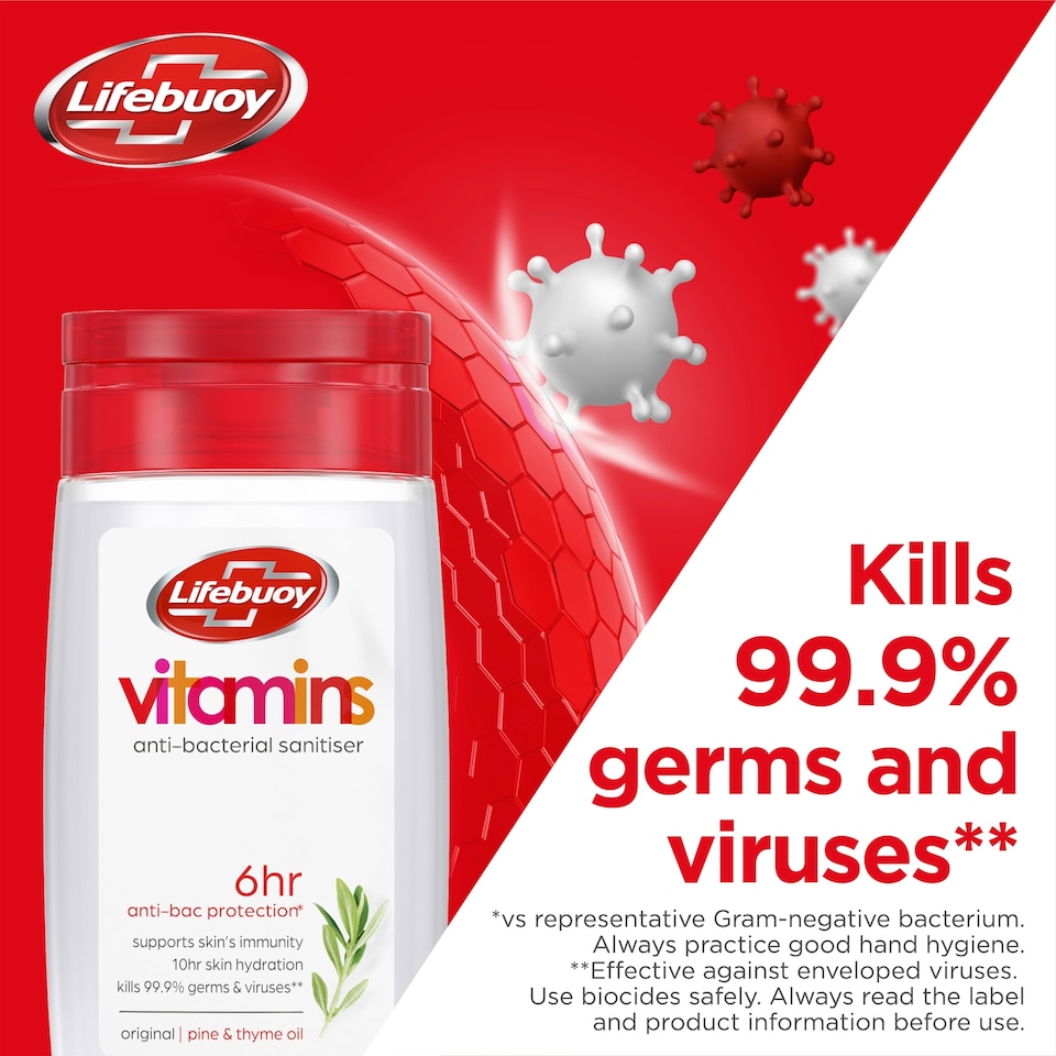 image 1 of Lifebuoy Hand Sanitiser Gel 50Ml