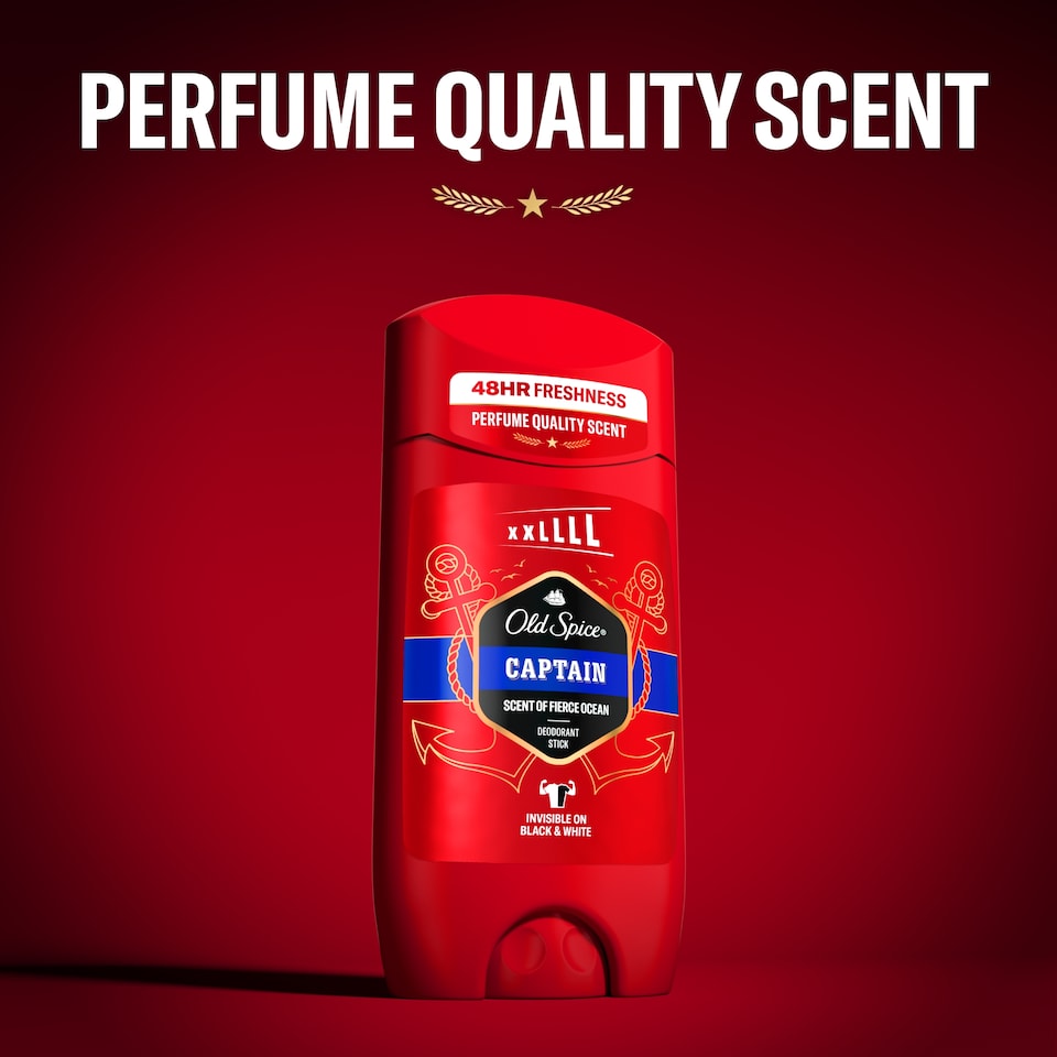 image 1 of Old Spice Captain Deodorant Stick For Men 100ml, Aluminium free. 48H Fresh, Perfume Quality Scent