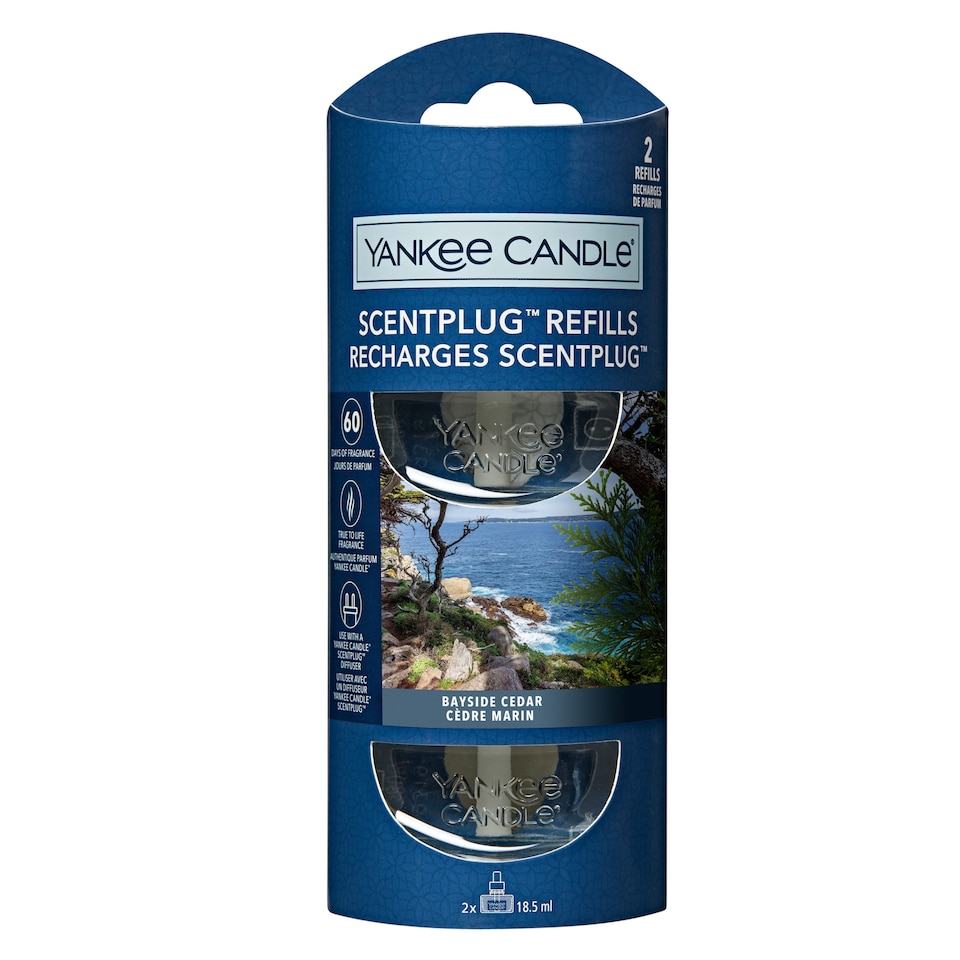 Yankee Signature Bayside Cedar Scent Plug Refill 2 x 18.5ml