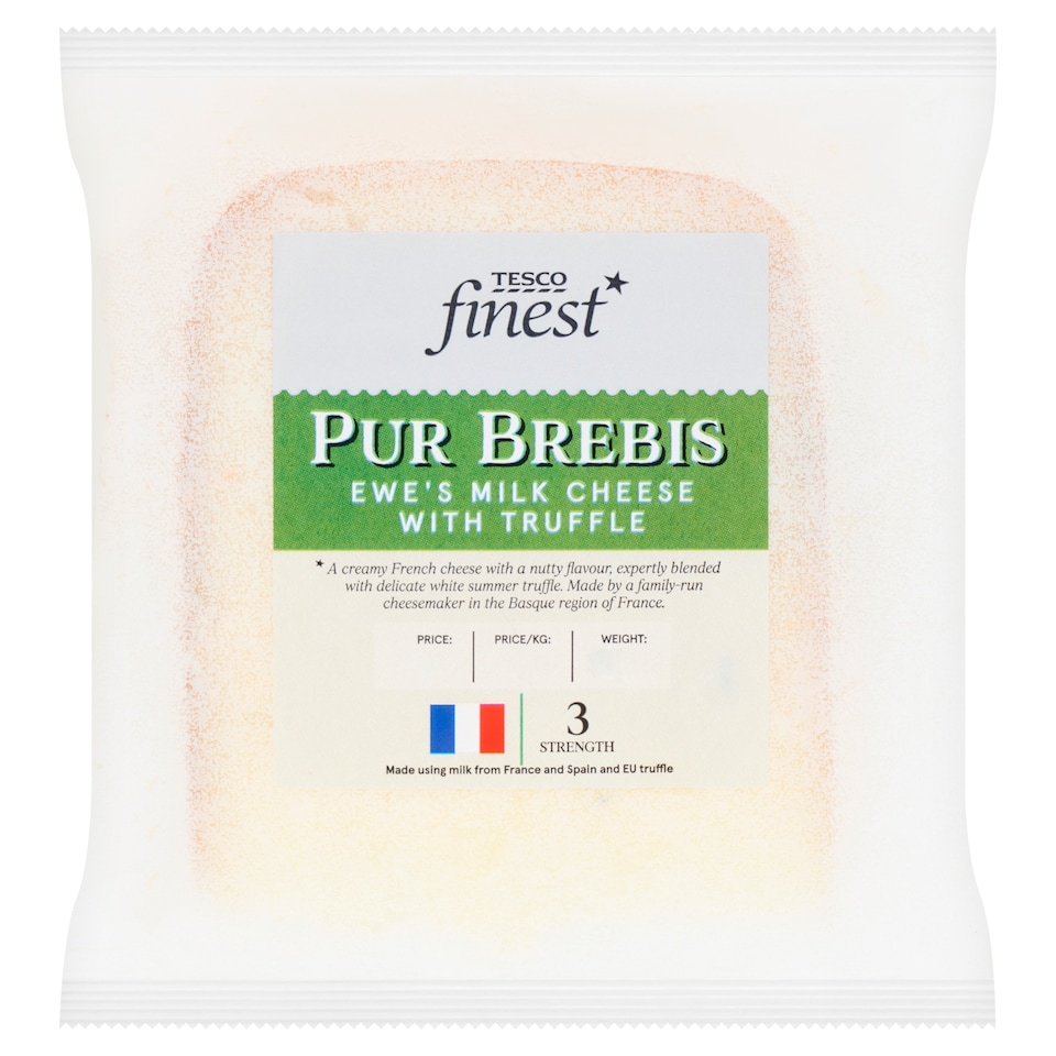 Tesco Finest Pur Brebis Ewe's Milk Cheese With Truffle 160g