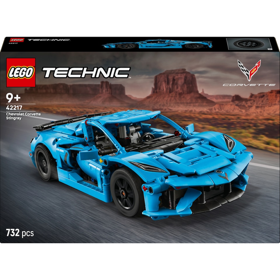LEGO Technic 42217 Kék Chevrolet Corvette Stingray  1. kép
