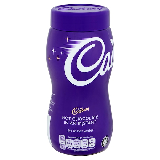 Cadbury Instant Hot Chocolate Cocoa Powder 400G Tesco Groceries