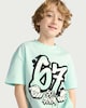 image 2 of F&F Boys Pure Cotton 6-7 T-Shirt in Mint