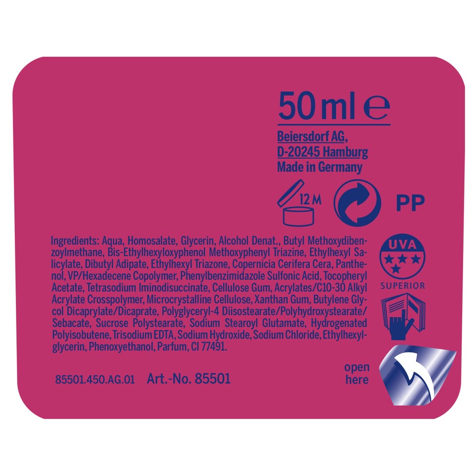 image 1 of Nivea Sun Kids Pink Roll On Spf50+ 50Ml