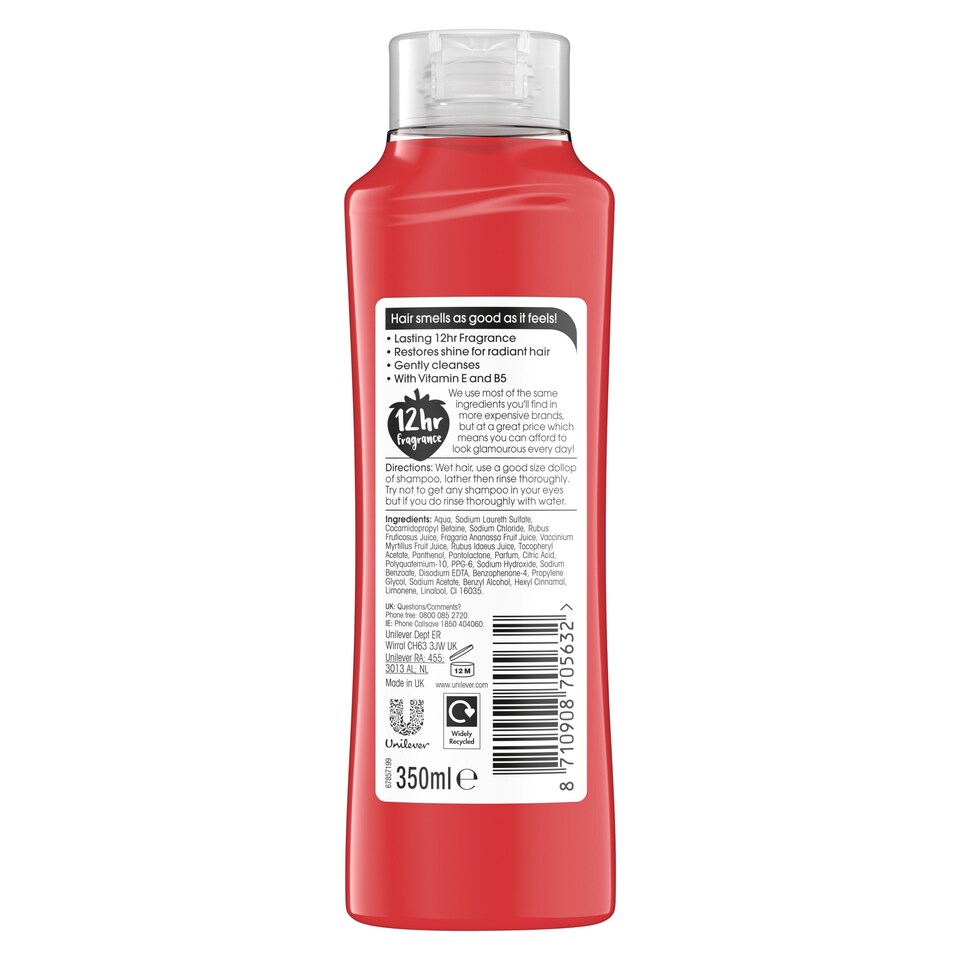image 1 of Alberto Balsam Strawberry Shampoo 350Ml