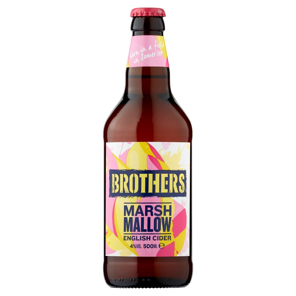 Brothers Marshmallow English Cider 500Ml Tesco Groceries