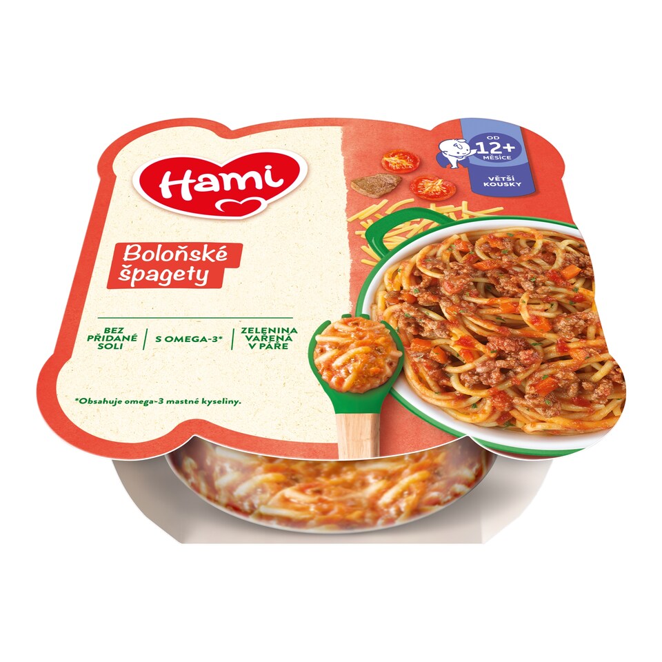 obrázok 1 z HAMI mäsovozeleninový tanierik Bolonské špagety 230g