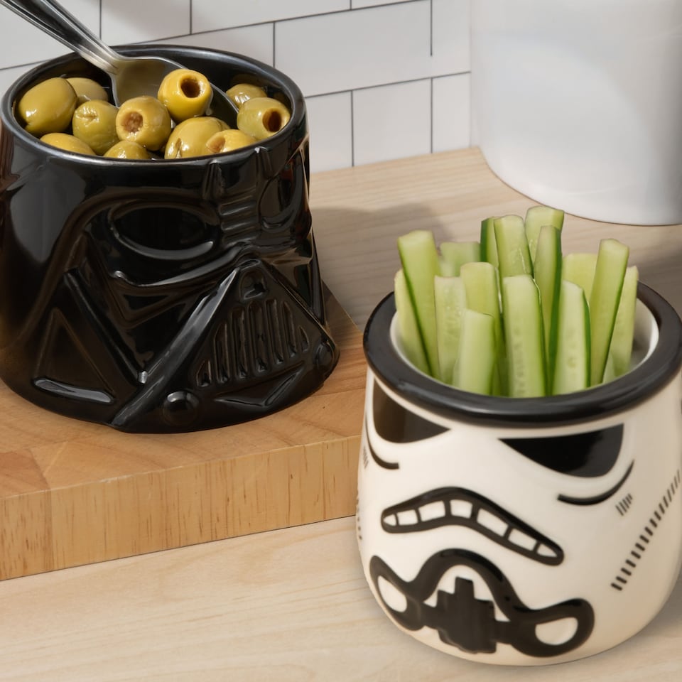 image 1 of Star Wars Ceramic Set of 2 Snack Bowls