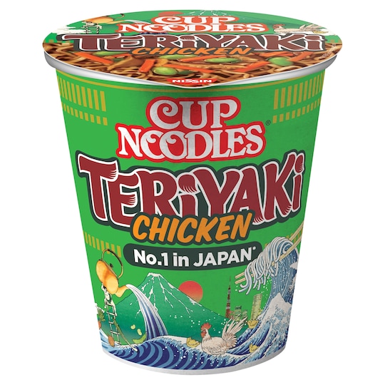 Nissin Cup Noodle Teriyaki Chicken Flavour 70G Tesco Groceries