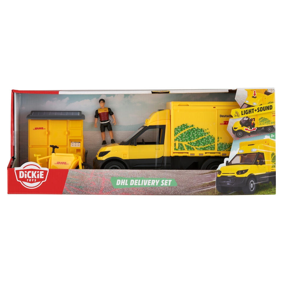 Dickie Toys DHL Delivery Set
