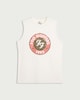 image 2 of Foo Fighters Pure Cotton Vest in Ecru