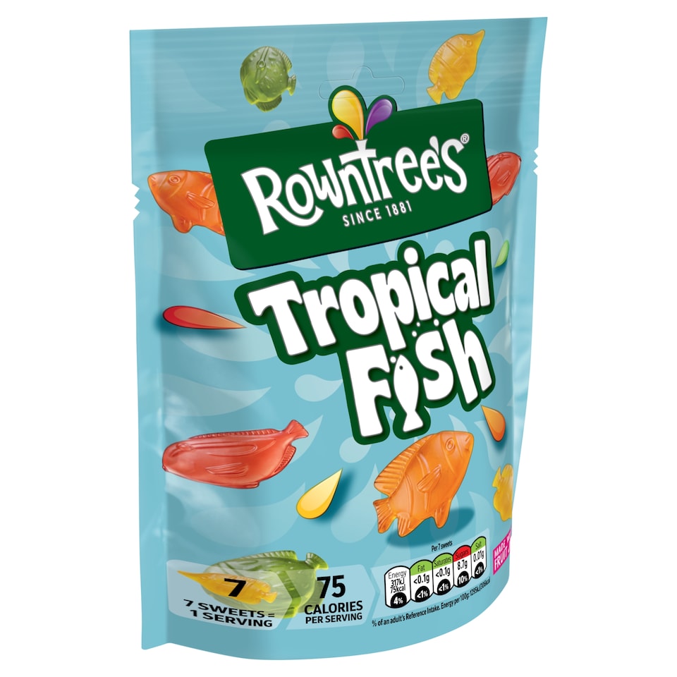 image 1 of Rowntree's Tropical Fish Sweets 115g