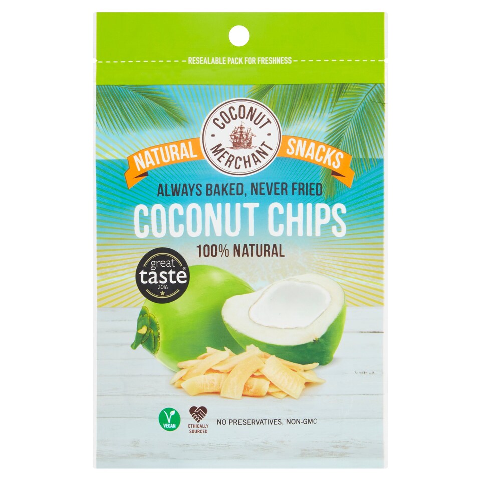 Coconut Merchant Baked Coconut Chips 40g