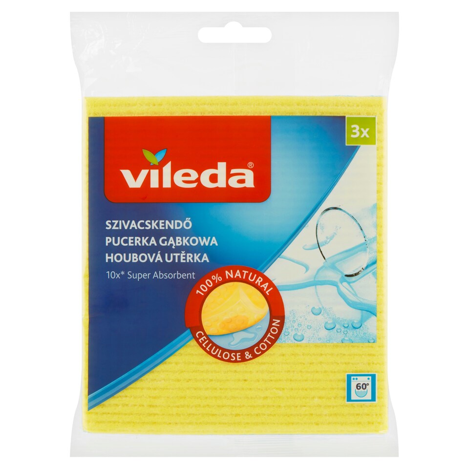 Obrázek 1 pro produkt Vileda houbový hadřík 3 ks