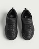 image 2 of F&F School Boys Textured Strap Fastening Trainers in Black