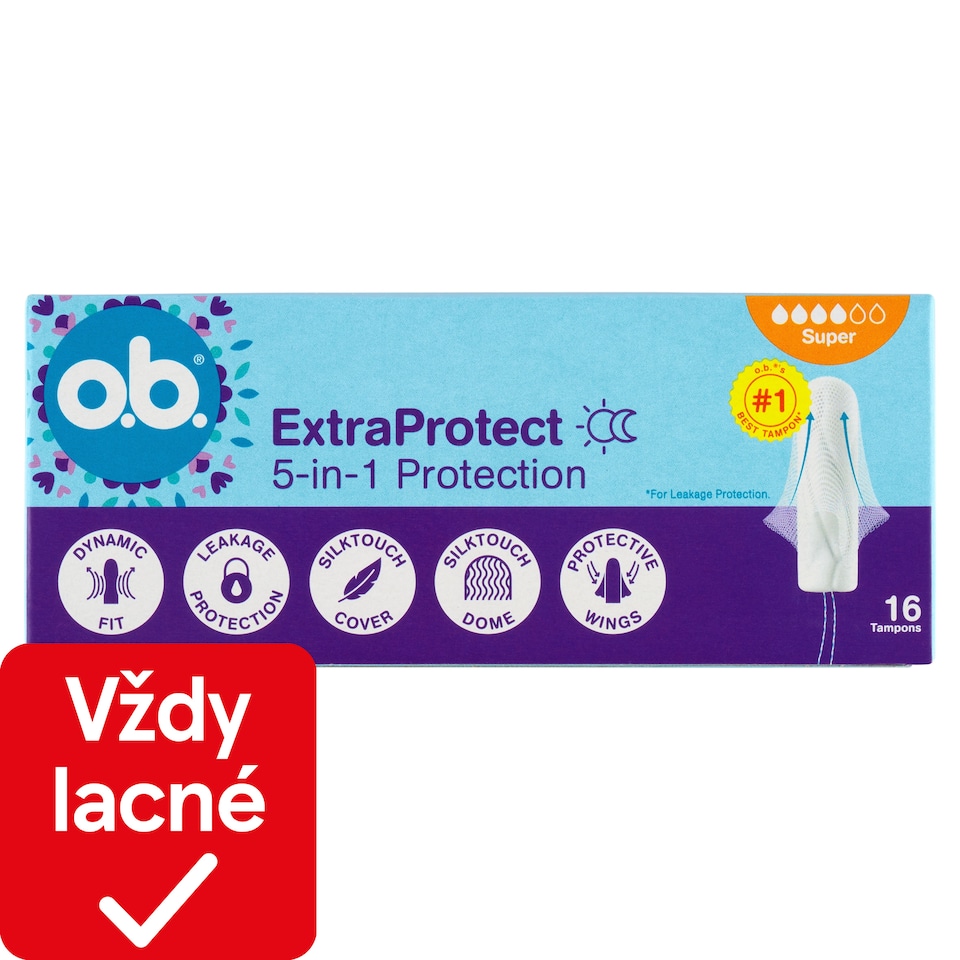 image 1 of O.B. ExtraProtect Super Tampons 16 pcs