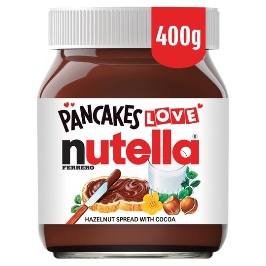 Nutella Hazelnut Chocolate Spread 400G Tesco Groceries