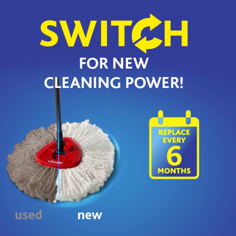 image 1 of Vileda Turbo Spin Mop