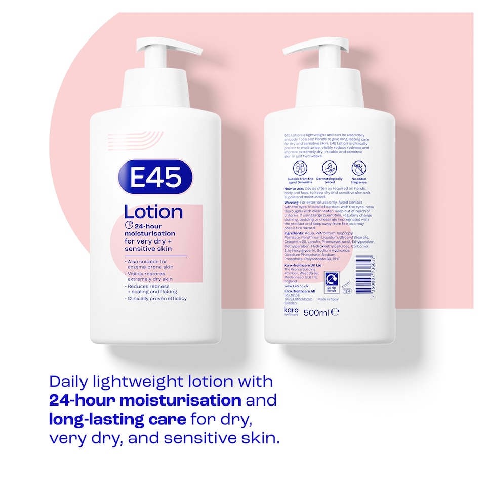 image 1 of E45 Moisturising Lotion 500Ml