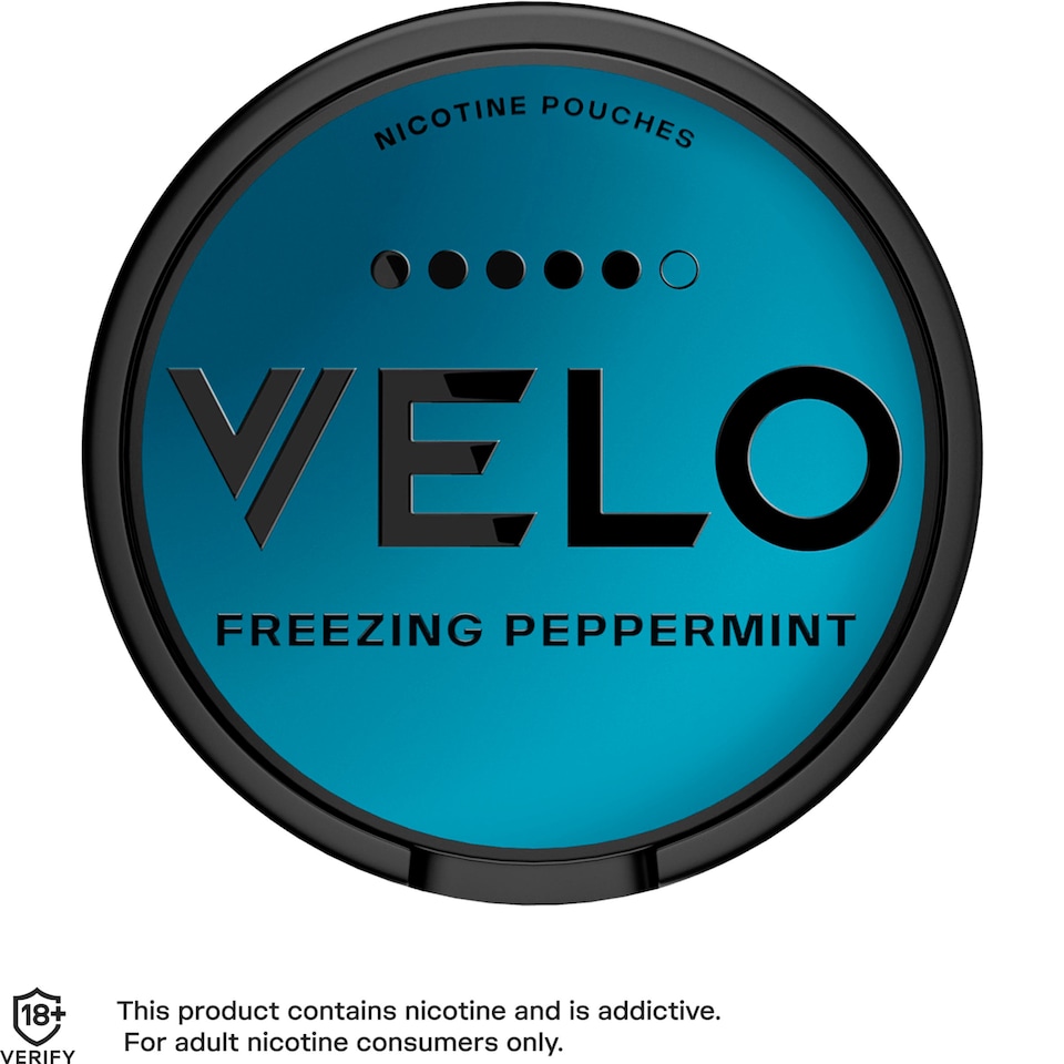 image 1 of VELO ULTRA FREEZE 14mg NICOTINE 20 POUCHES 14g