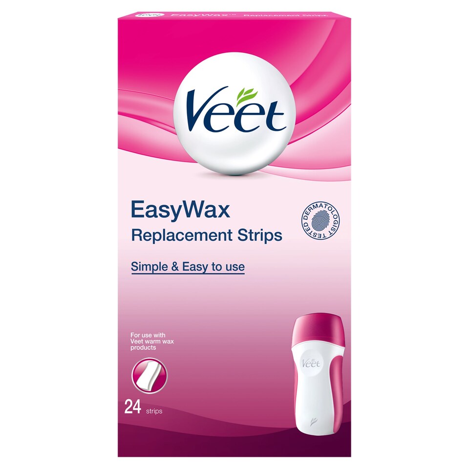 Veet Easy Wax Replacement Strips Tesco Groceries