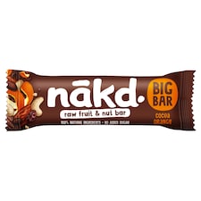 Nakd Big Bar Raw Fruit & Nut Bar - Cocoa Orange 45g