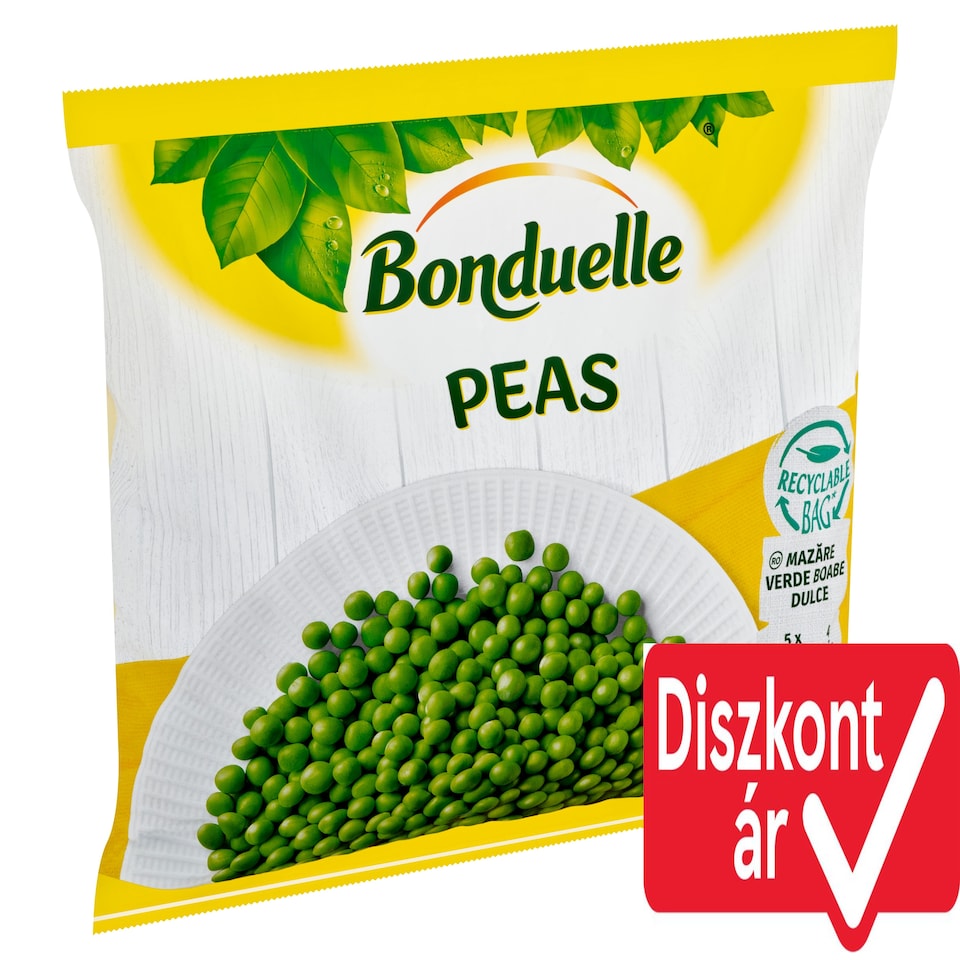 Bonduelle Quick Frozen Green Peas 1000 g