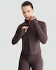 image 2 of F&F Active Zip Through Quick Dry Jacket in Brown