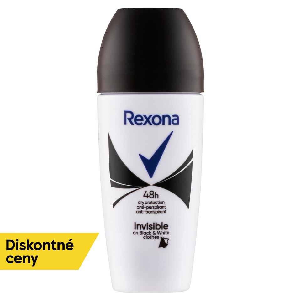 obrázok 1 z Rexona Invisible Black and White Antiperspirant roll-on 50 ml