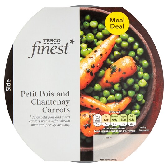 Tesco Finest Peas And Carrots 250G Tesco Groceries