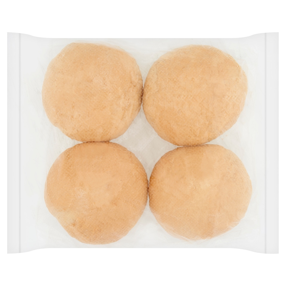 image 1 of Tesco Crusty Rolls 4 Pack