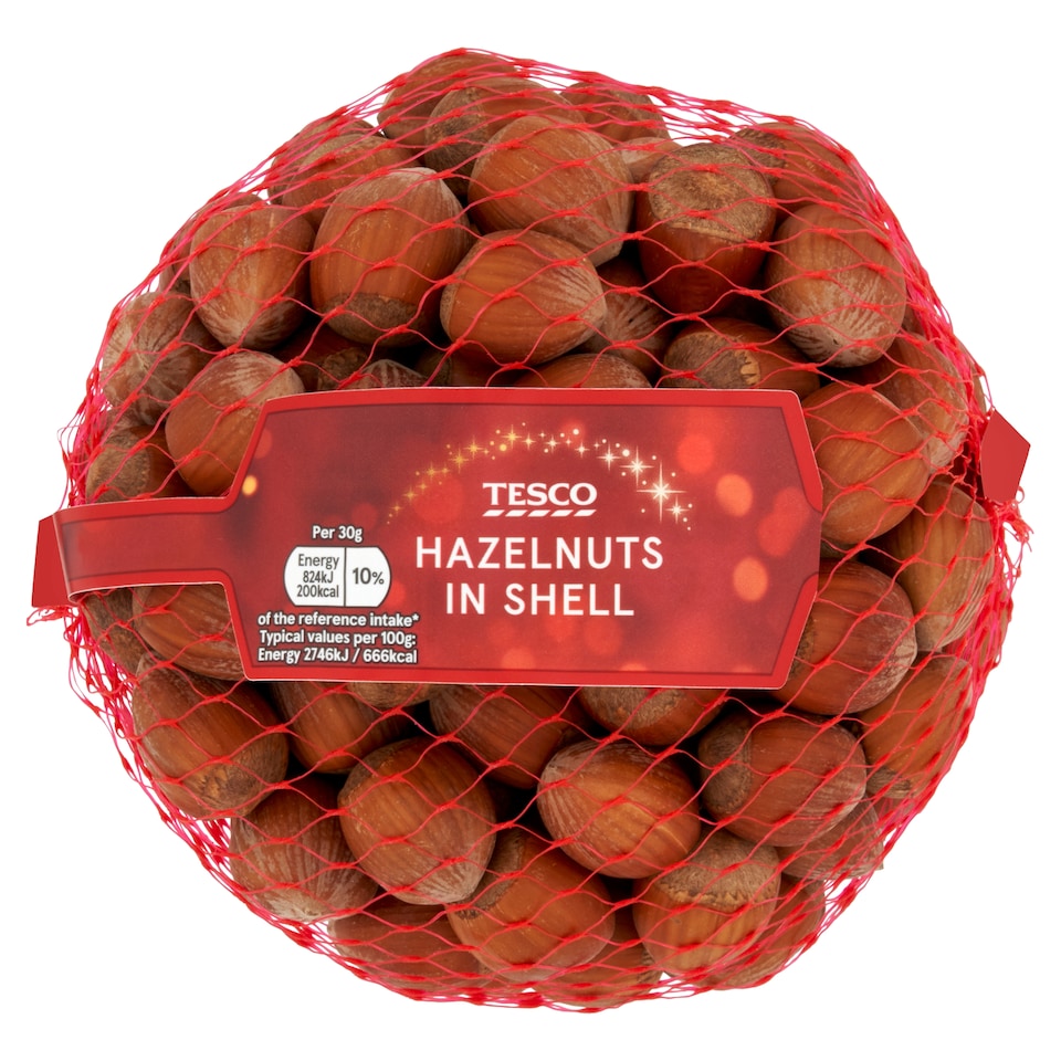 Tesco Hazelnuts In Shell 350G