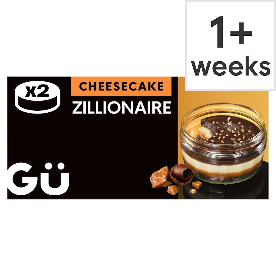 image 1 of Gü Zillionaire Cheesecake Dessert 2 x 84.5g